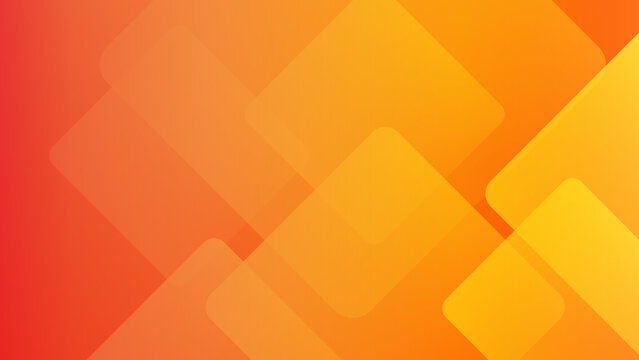 Abstract orange yellow square geometric light triangle line shape with futuristic concept presentation background