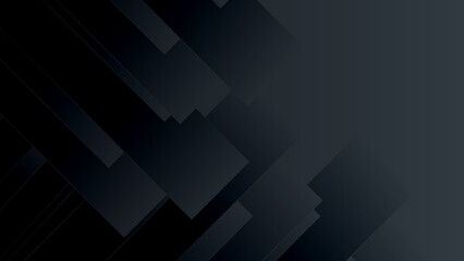 Obraz premium Black abstract background paper shine and layer element vector for presentation design. Suit for business, corporate, institution, party, festive, seminar, and talks.