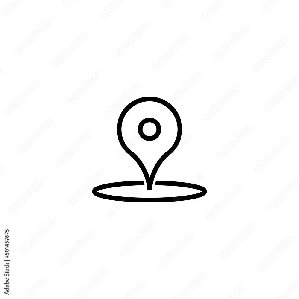 Poster Map pointer icon design vector isolated