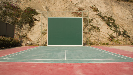 Racketball court in country club Lima Peru