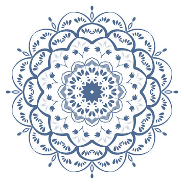 Arabesque patterned, mandala ornament, outline, doodle, hand-drawn illustration. henna tattoo style.

