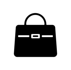 Women's handbag vector icon illustration