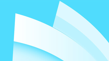 Abstract geometric blue and white color background. Vector illustration.