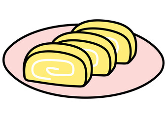 シンプルなだし巻き卵