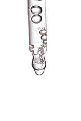 Pipette with serum, gel, oil or other cosmetic product.