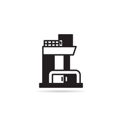 building icon vector illustration on white background