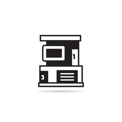 building, construction, door, dwelling, estate, formatting, home, house, household, icon, illustration, matter, modern home, residence, structuring, vector