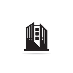 modern building icon vector illustration