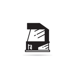 modern building icon vector illustration