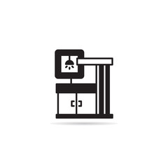 modern house and building icon vector illustration