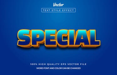 Editable Text Effect, Special Text Style