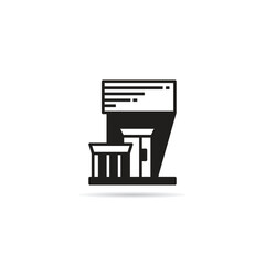 modern house and building icon vector illustration