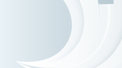 Abstract white square shape with futuristic concept background