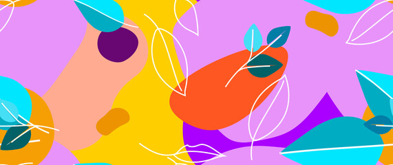 Bold Pattern Tropical Leaf Jungle Modern Motif