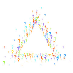 Question marks Quiz doubt survey faq public poll.