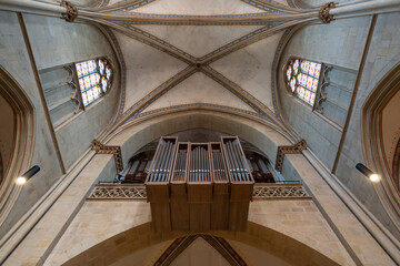Innenaufnahme aus dem Ludgerus-Dom in Billerbeck, M&uuml;nsterland, Nordrhein-Westfalen