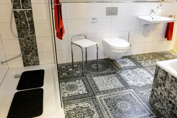 Neues Badezimmer im Vintage-Design