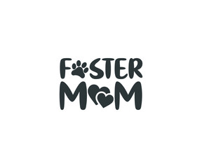 Foster mom, Foster Dog, Adopt saying, Foster Dog, Pet svg, Dog svg, Dog Bandana, Dog Life, Dog Mom