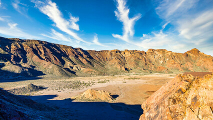 Mondlandschaft im Vulkankrater des Teide auf Teneriffa, Spanien © MCM