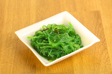 Japanese traditional seaweed salad Chukka