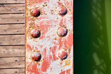 Stahlplatte, Muster, Struktur