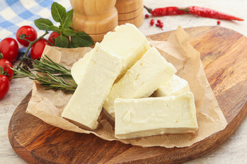 Natural organic Greek Feta cheese