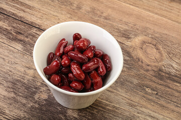 Canned red Kidney in the bowl