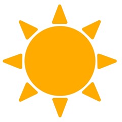 太陽　シンプル　かわいい