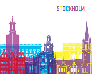 Stockholm skyline pop