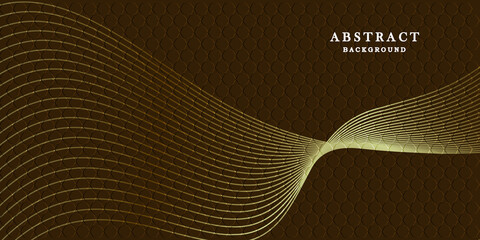 Abstract brown gold background vector