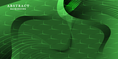 Abstract green background vector