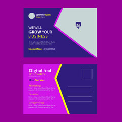 Corporate business social media post design