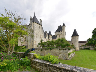 Fototapeta na wymiar Frankreich - Lémeré - Château du Rivau - Parkanlage
