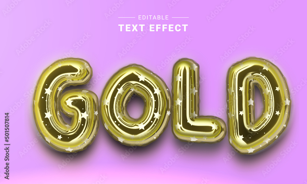 Poster Editable Text Effect Mockup. Vector Graphic Style