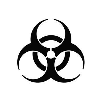 バイオハザードのシンボルマークのアイコン - 有害生物・感染症・生物兵器のイメージ素材
