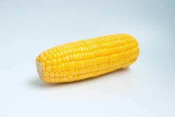 Sweet Corn or Maize (Zea mays). Isolated