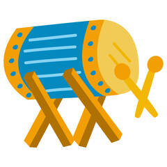 cartoon illustration of drum