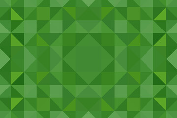 Abstract modern green background with big geometrical shapes. Pixel background
