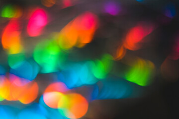 Abstract and pattern background in intense rainbow light colors