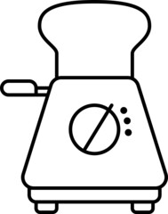 Toaster outline icon
