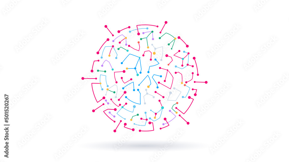Poster digital science communication particle elements