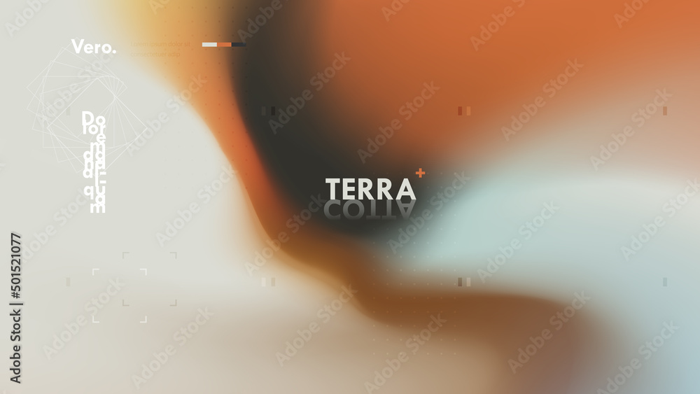 Canvas Prints dynamic soft gradient background. modern bright wallpaper with colorful half tones shapes