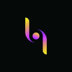 modern Tissue rol shape in yellow and purple gradient logo template. best for bussines  and industrial identity