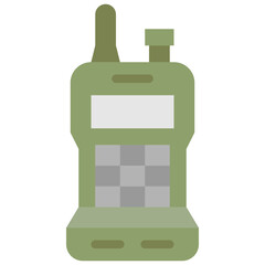walkie talkie flat icon