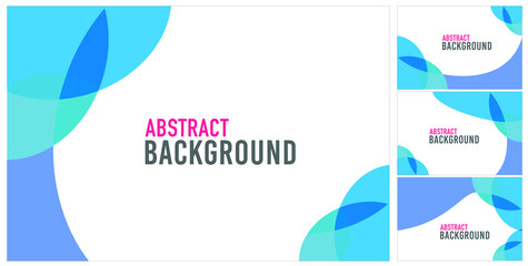 Blue and white colored gradient background with a space for your text - stock illustration