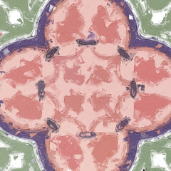 Naklejka premium Abstract beautiful mandala tile illustration
