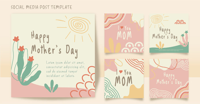 Happy Mother's Day Social Media Template