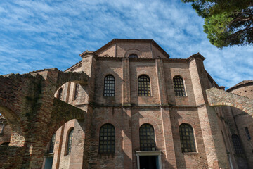Fototapeta na wymiar The basilica of San Vitale
