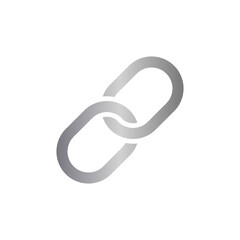 Fototapeta premium Link icon with gradient