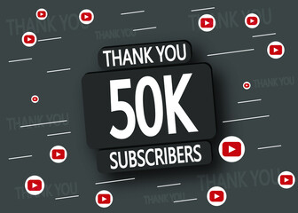 50000 subscribers thank you. 50000 subscribers black and white celebration